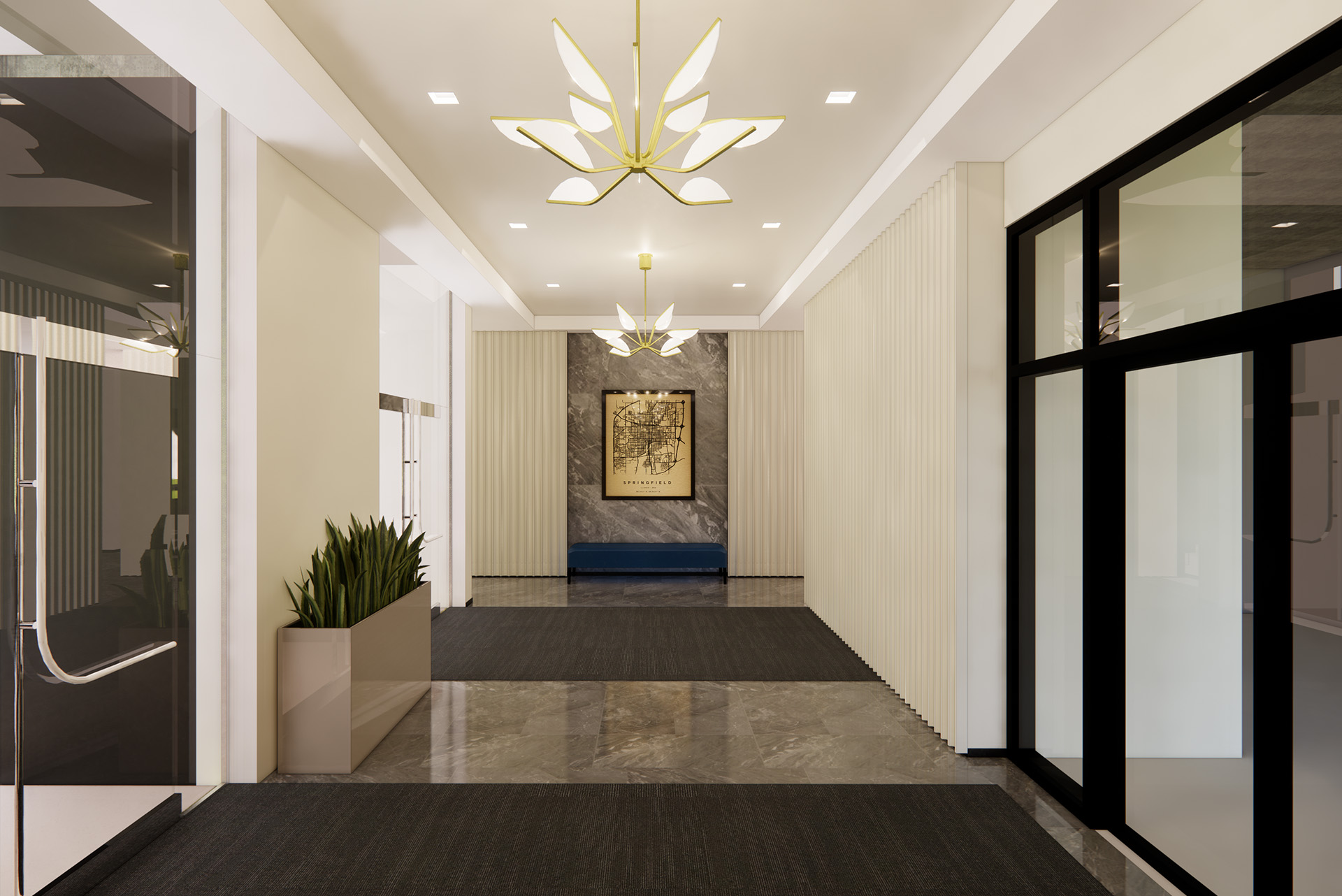 us bank building amenity renovation architecture interior design workplace