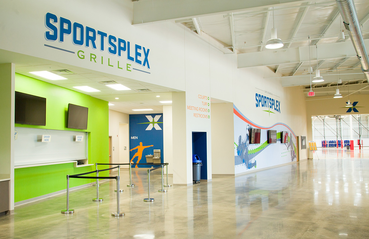 cape girardeau sportplex architecture interior design recreation