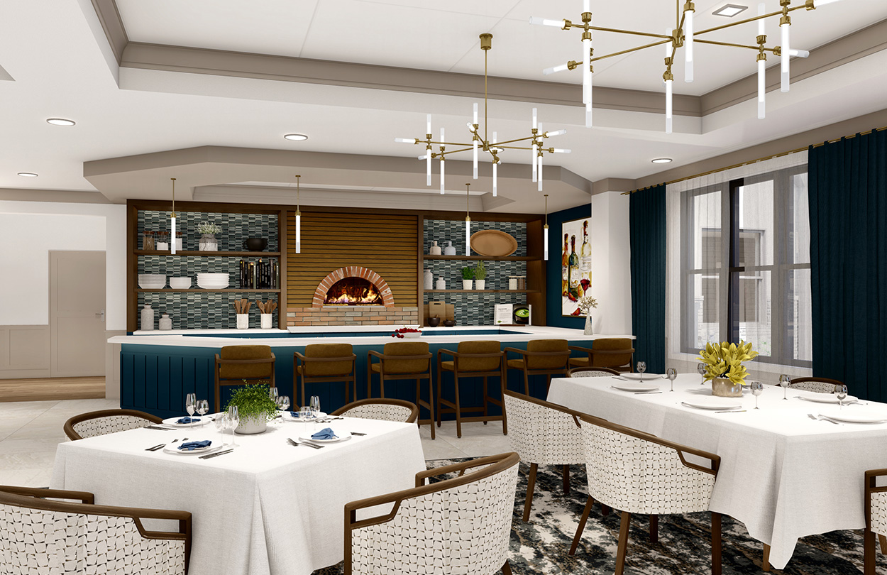 celebration village architecture interior design senior living