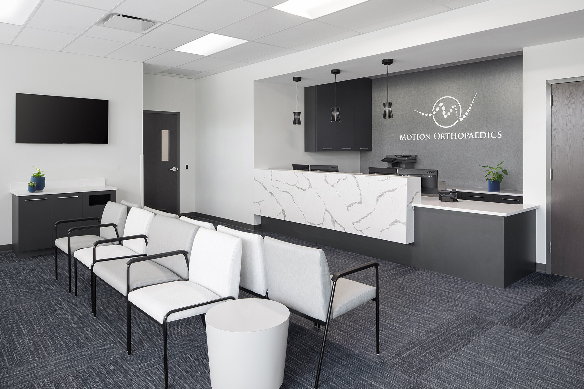 motion ortho interior architecture interior design branding environmental graphics workplace medical